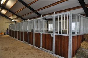 paardenstal met luxe binnenboxen